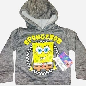 SpongeBob Gray Kids Hoodie